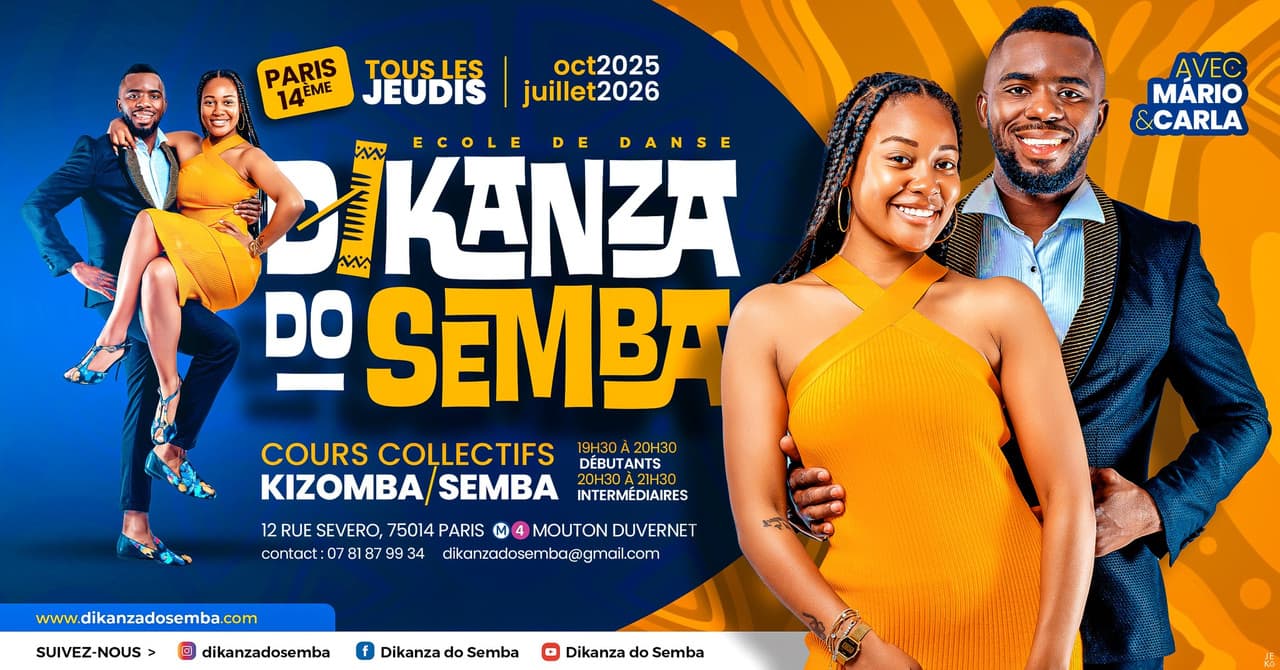 Lessons with Dikanza do Semba Dance School event image