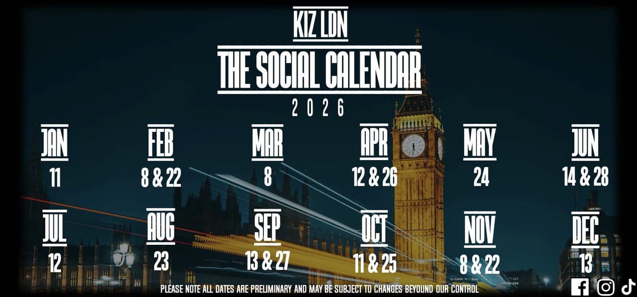Kiz LDN: The Social event image